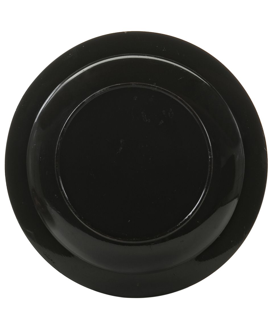 A Pair Japanese Export Black Lacquered Woden Plates - Edo period - image 4