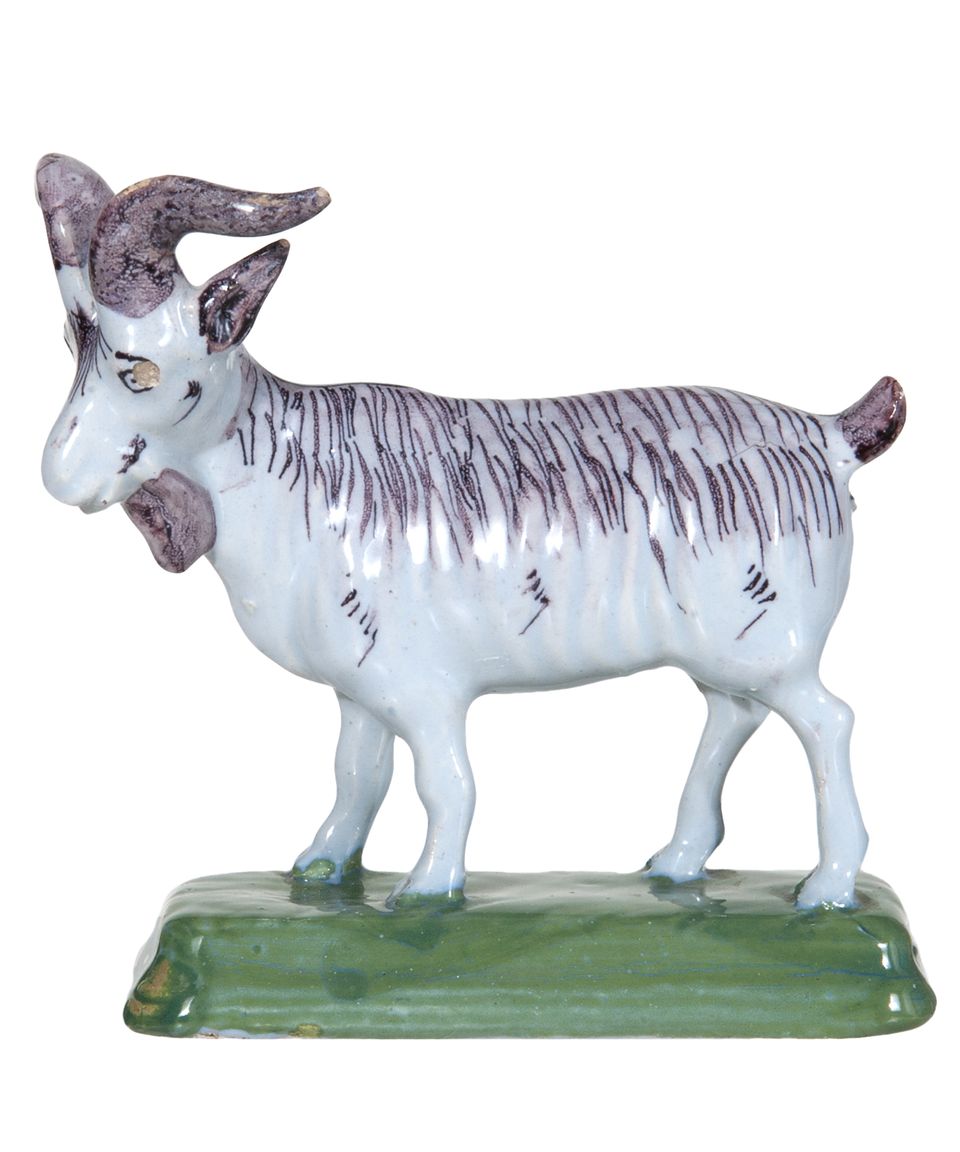 Delft Earthenware Goat - image 2