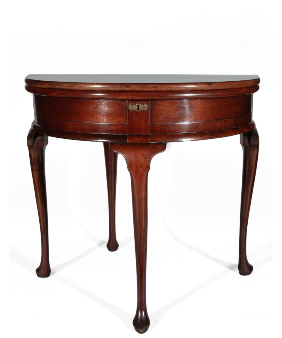 Een Opklapbare Mahoniehouten Wandtafel - afbeelding 2
