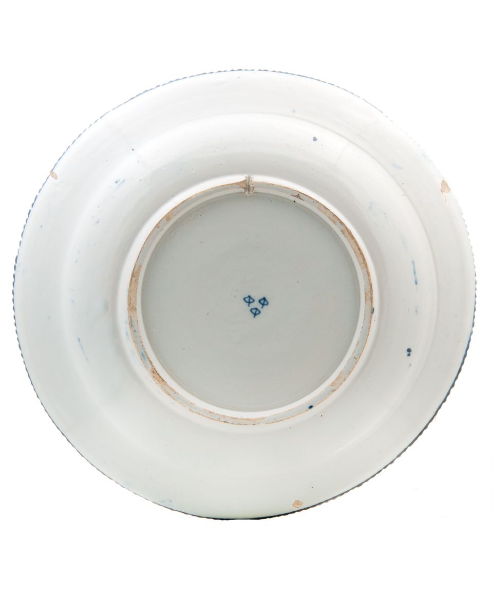 Een Set van Drie Blauw-witte Delftse Schotels - afbeelding 5