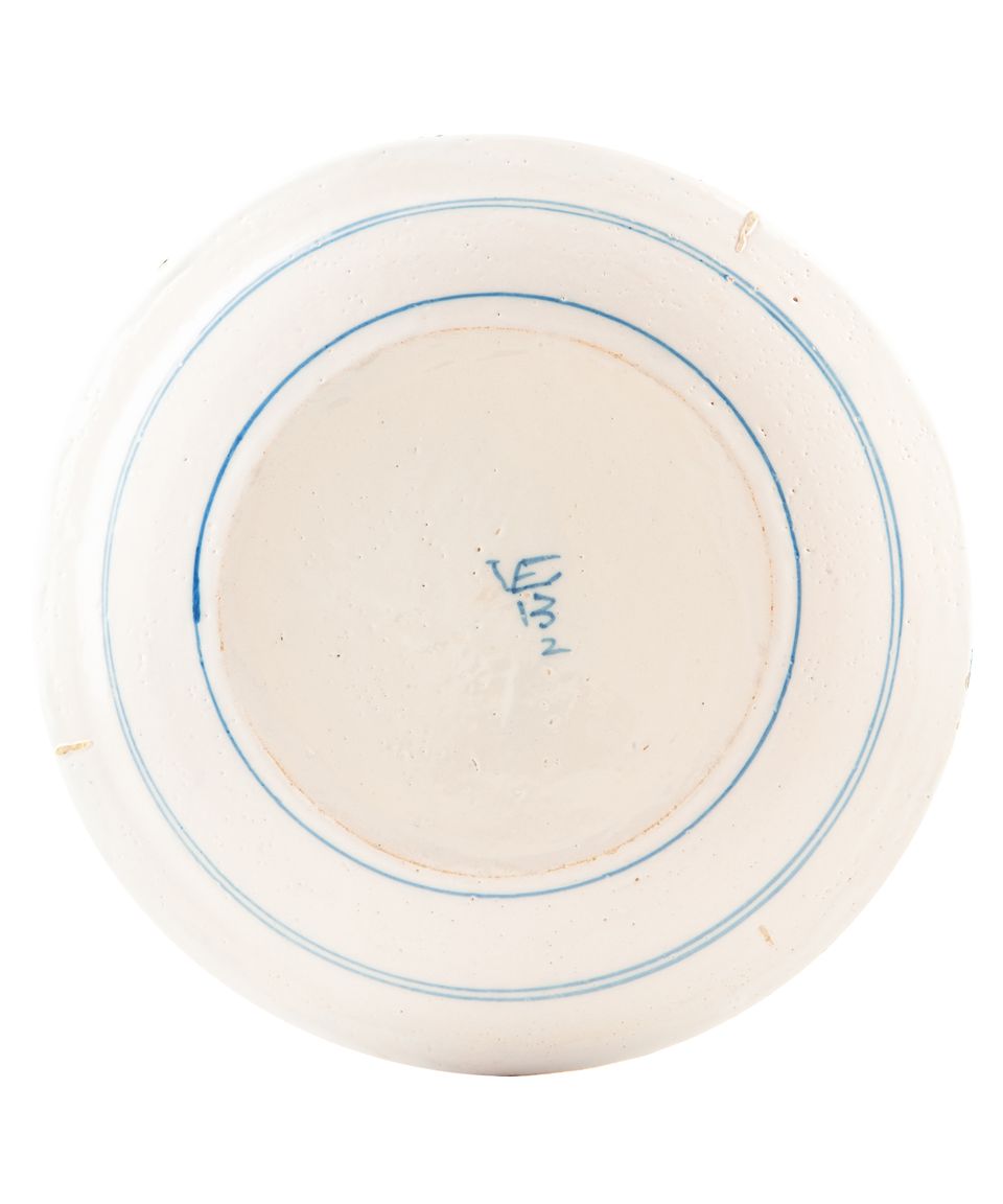 Pair Blue and White Orangist Dishes, so called 'Pannekoekjes' - afbeelding 4