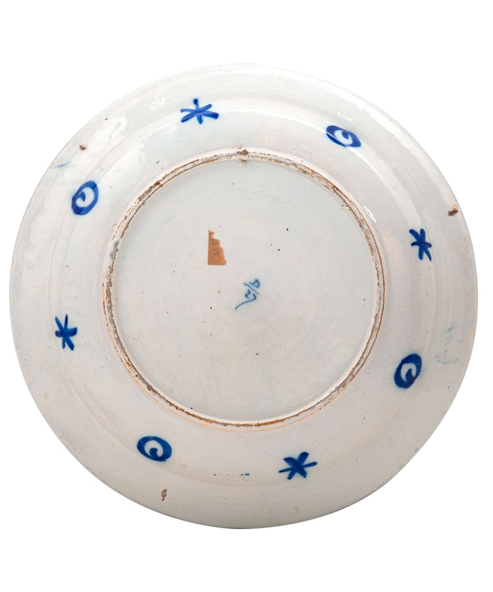A Blue and White Delft Earthenware ‘Kraak’-Style Charger - image 2